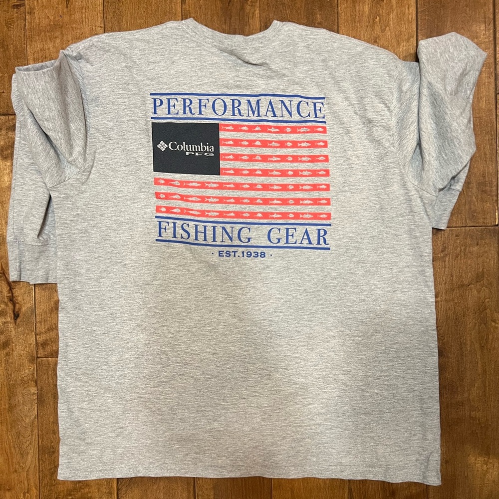 Columbia Long Sleeve PFG Graphic Tee T shirt XXL